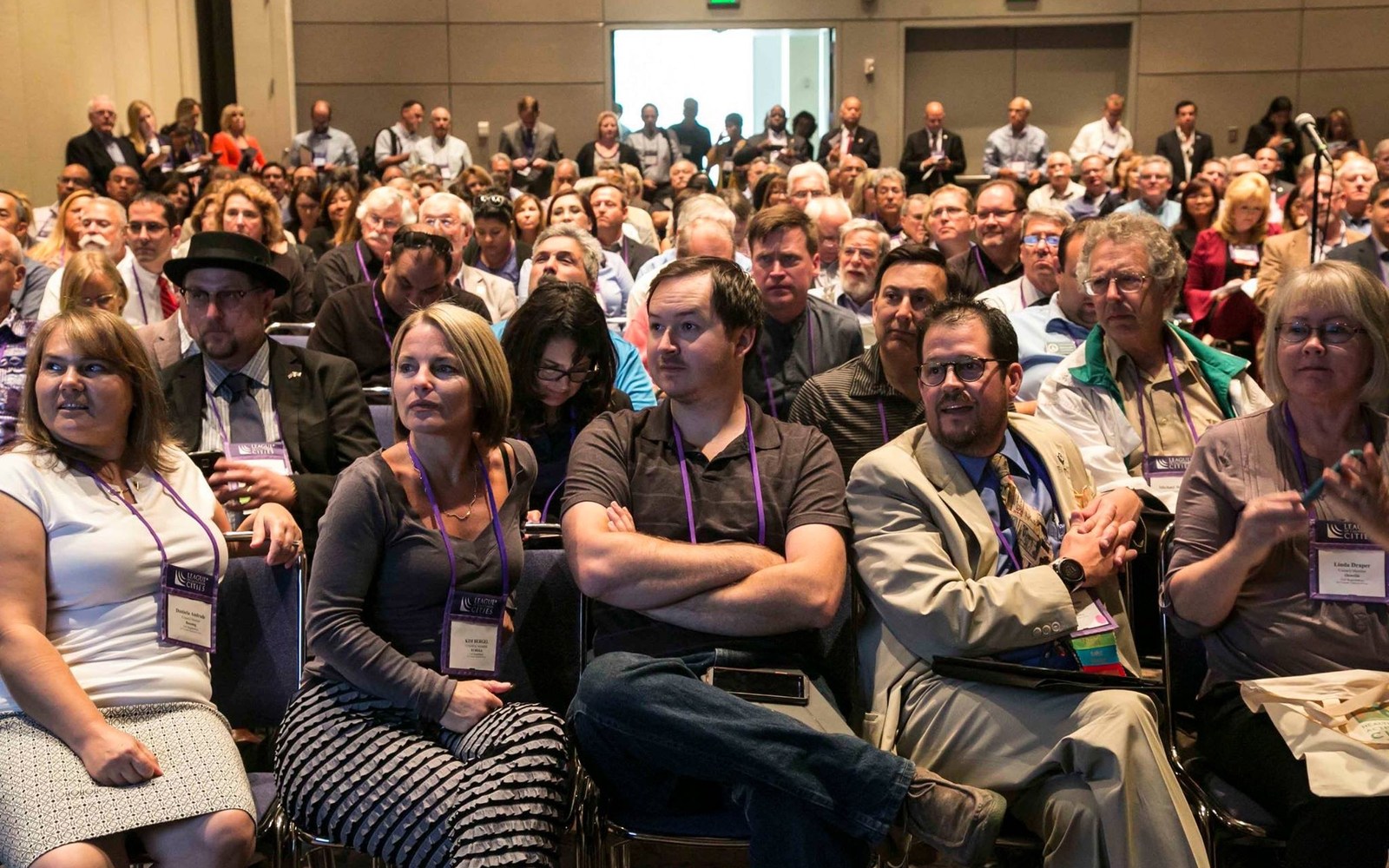 League of California Cities Annual Conference audience in Long Beach, California, October 2018