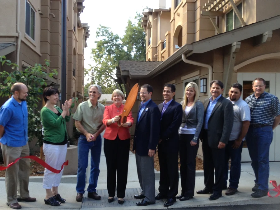 Bidwell Park Apartments ribbon cutting, October 11, 2012