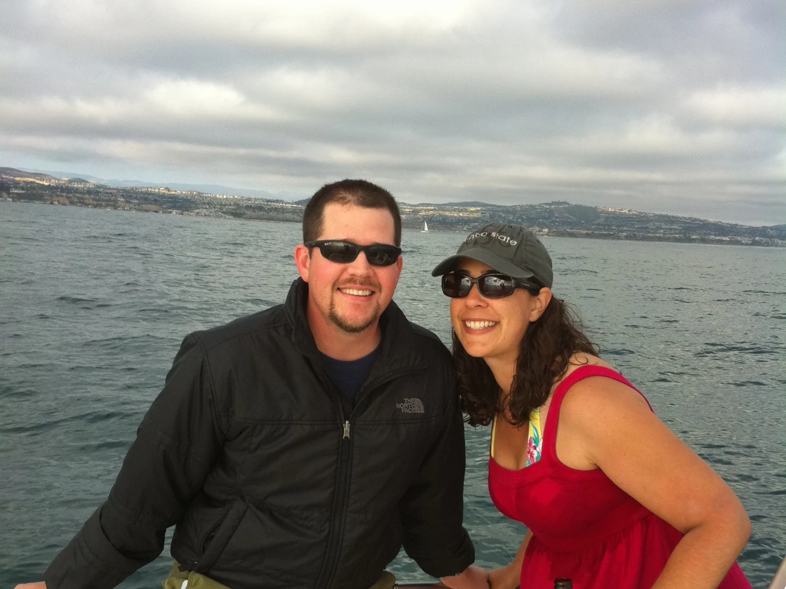 Randall and Krista Stone outside Dana Point Harbor on July 4, 2011
