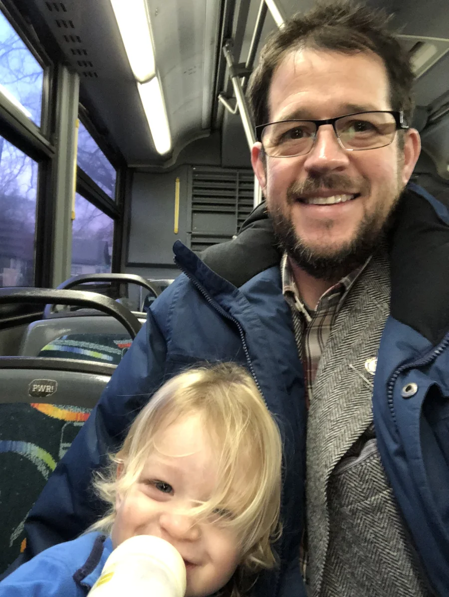Stone family travel and transit outing in 2020