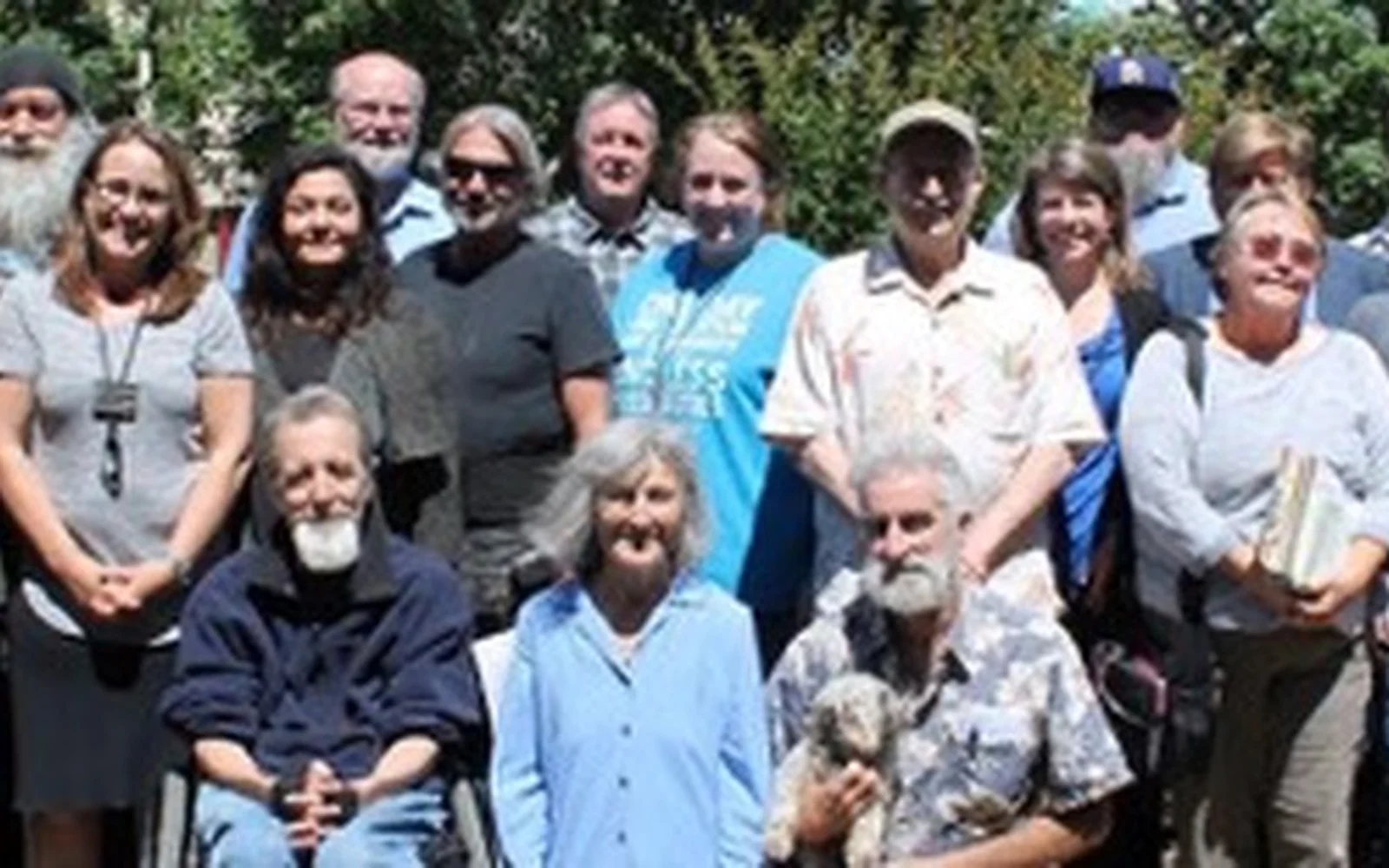 Greater Chico Homeless Task Force members gathered for a group photograph